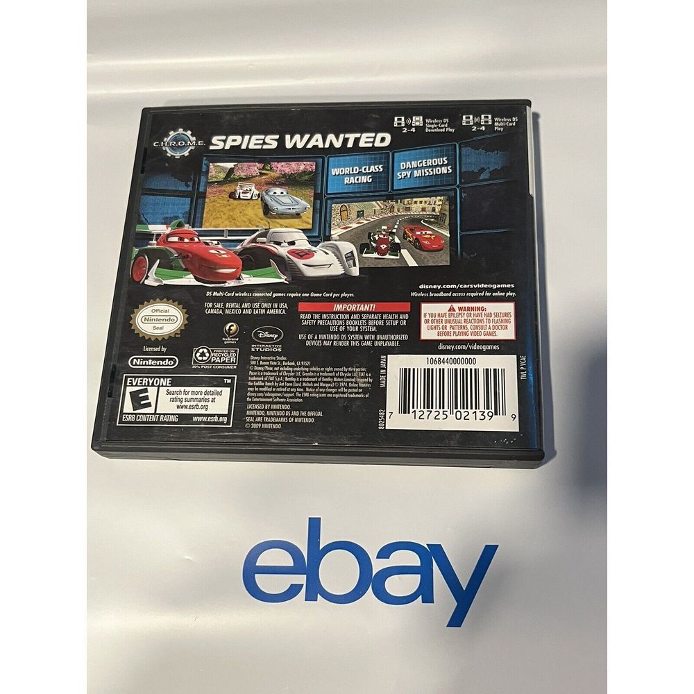 Cars (Nintendo DS, 2006) Manual Tested - Picture 2 of 4